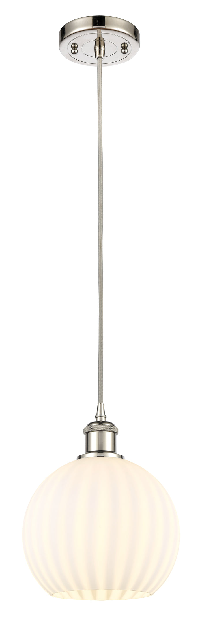 Ballston Mini Pendant Antique Brass 8 Inch