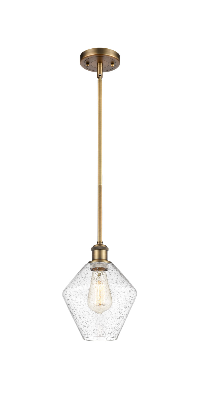 Ballston Mini Pendant Antique Brass 8 Inch