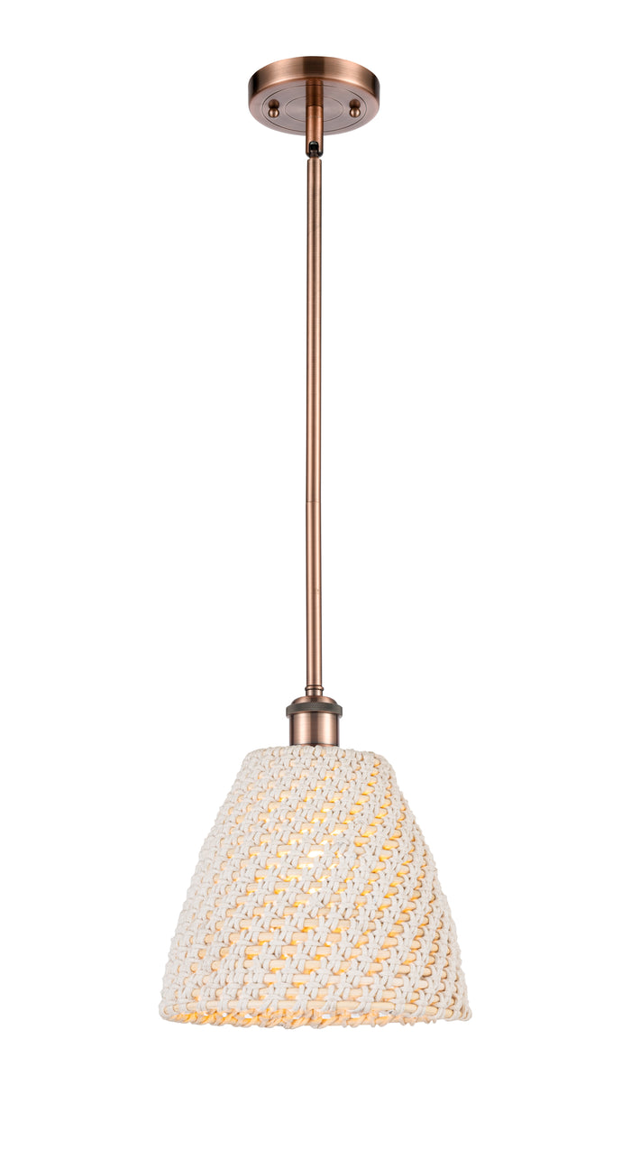 Ballston Mini Pendant Antique Brass 9 Inch