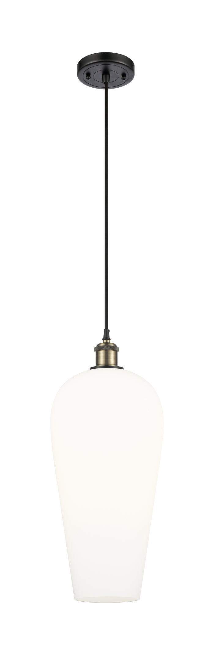 Black Antique Brass / White