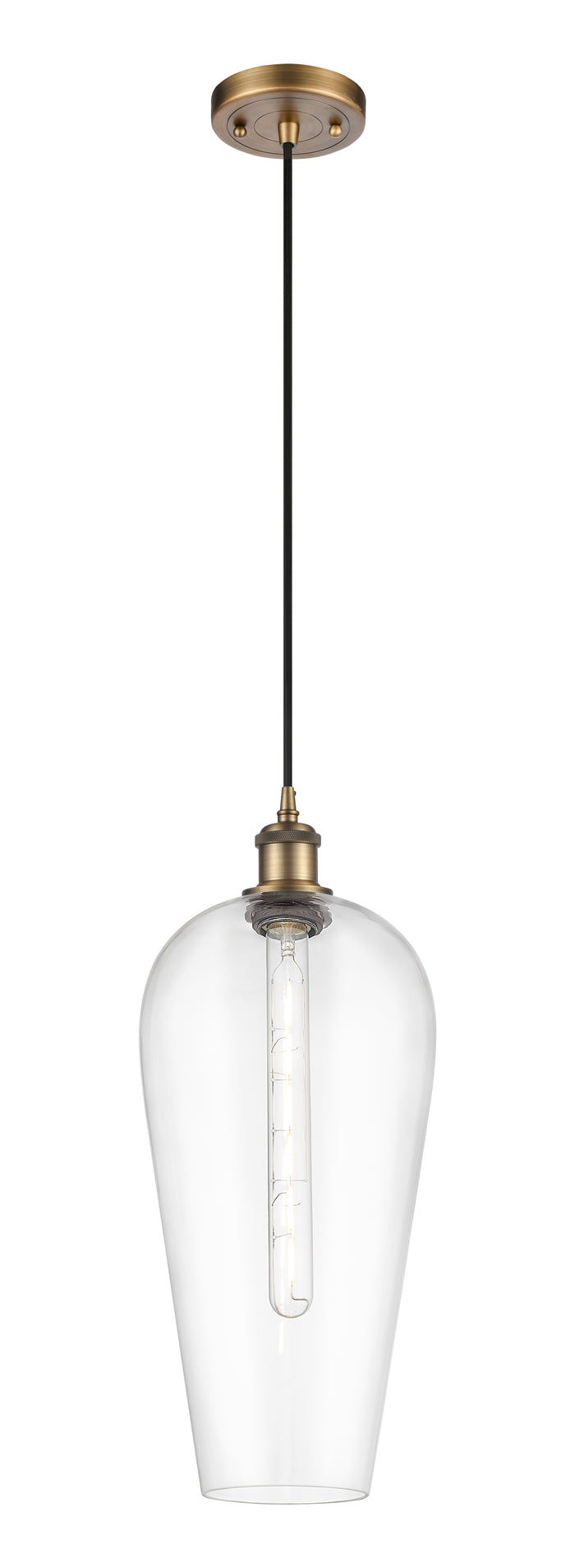 Brushed Brass / Clear