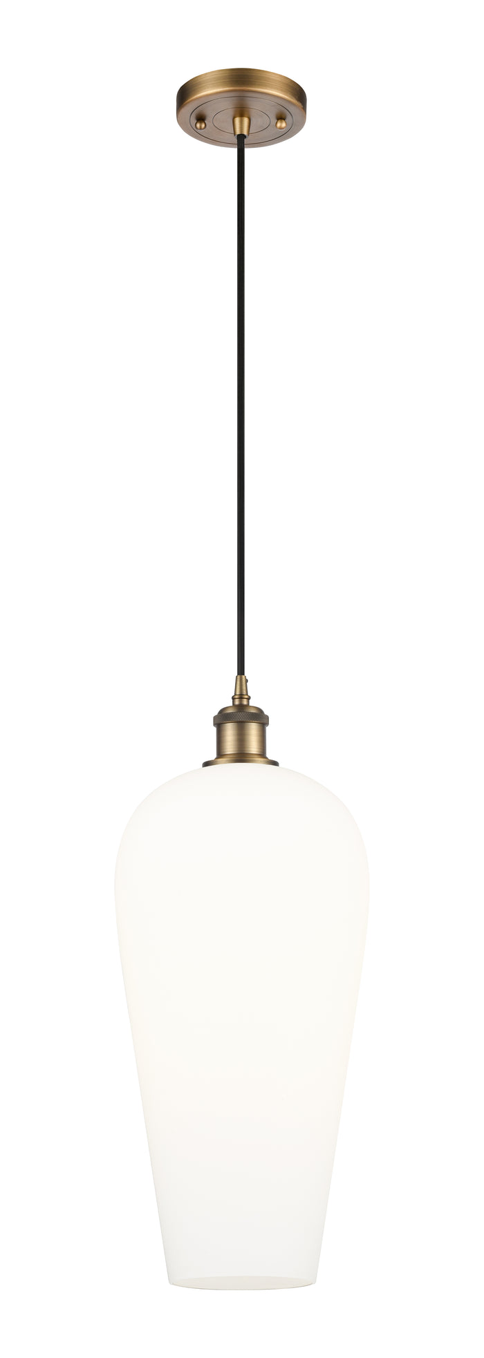 Brushed Brass / White