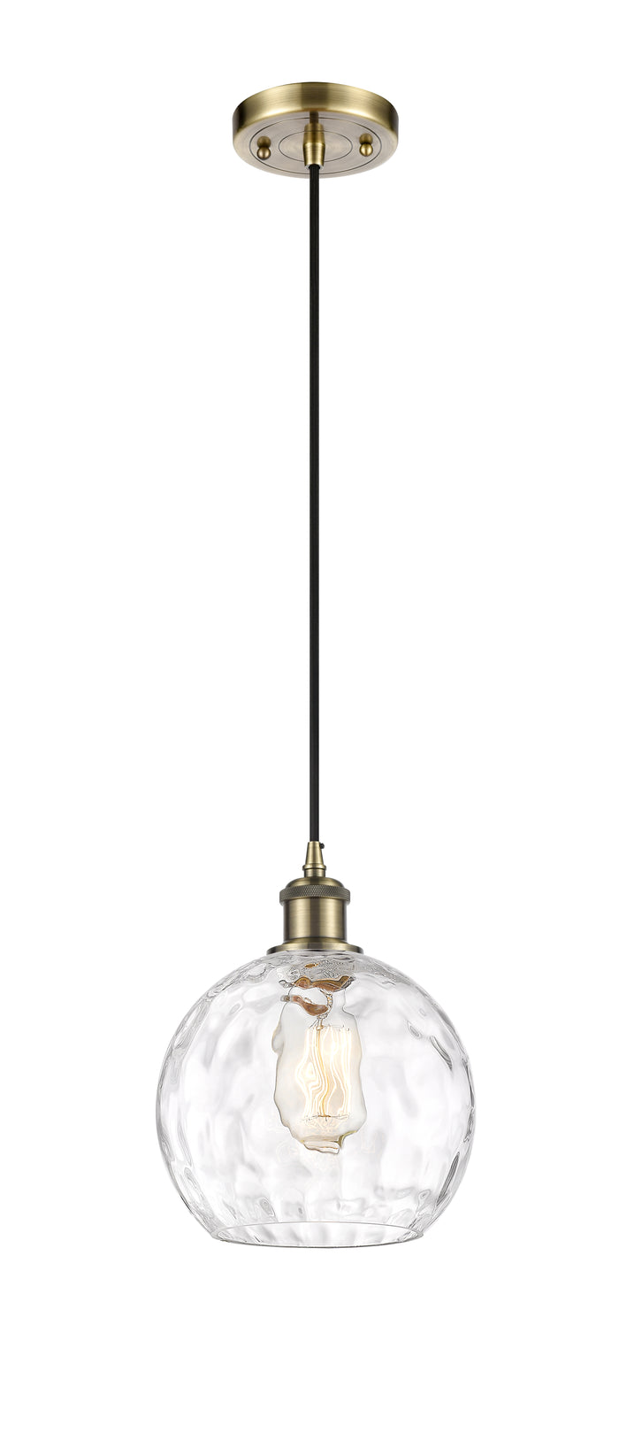 Ballston Mini Pendant Antique Brass Cast