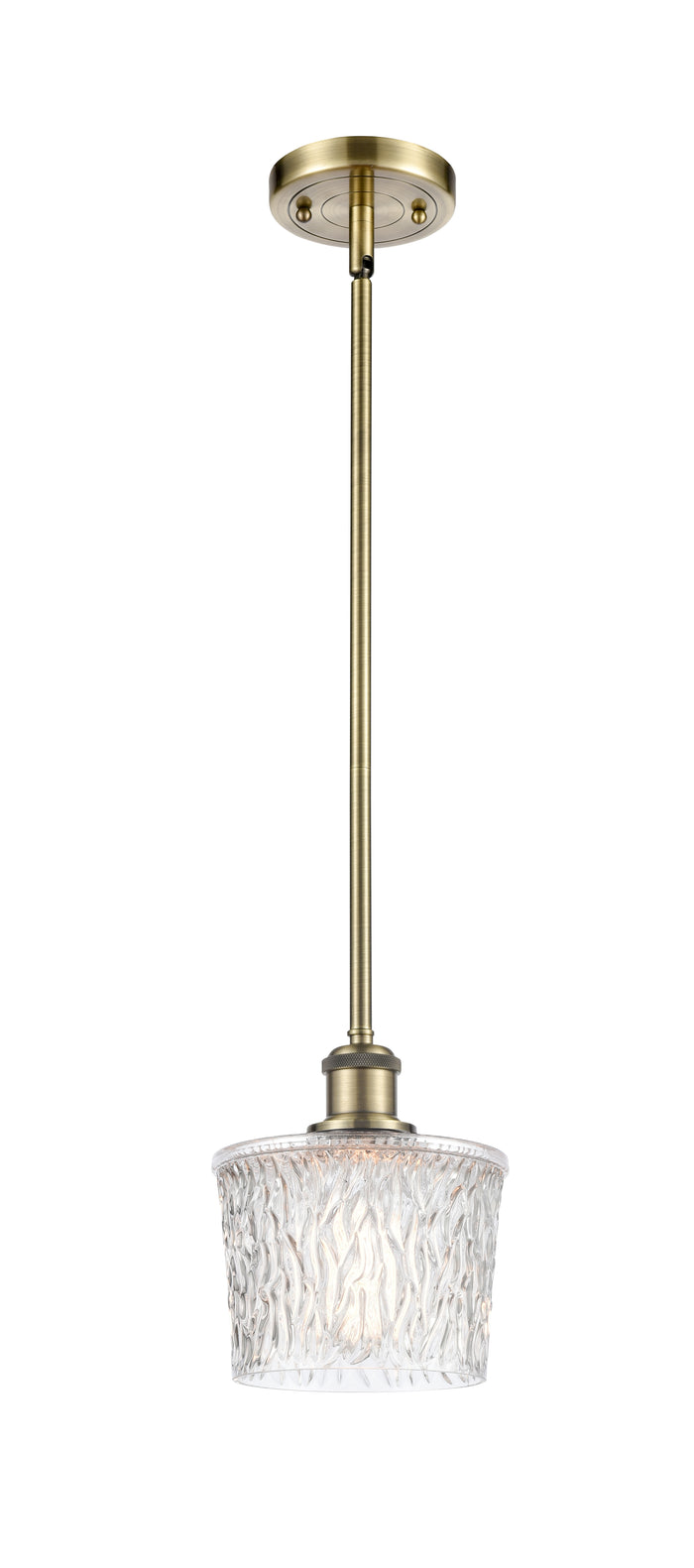 Ballston Mini Pendant Antique Brass Cast