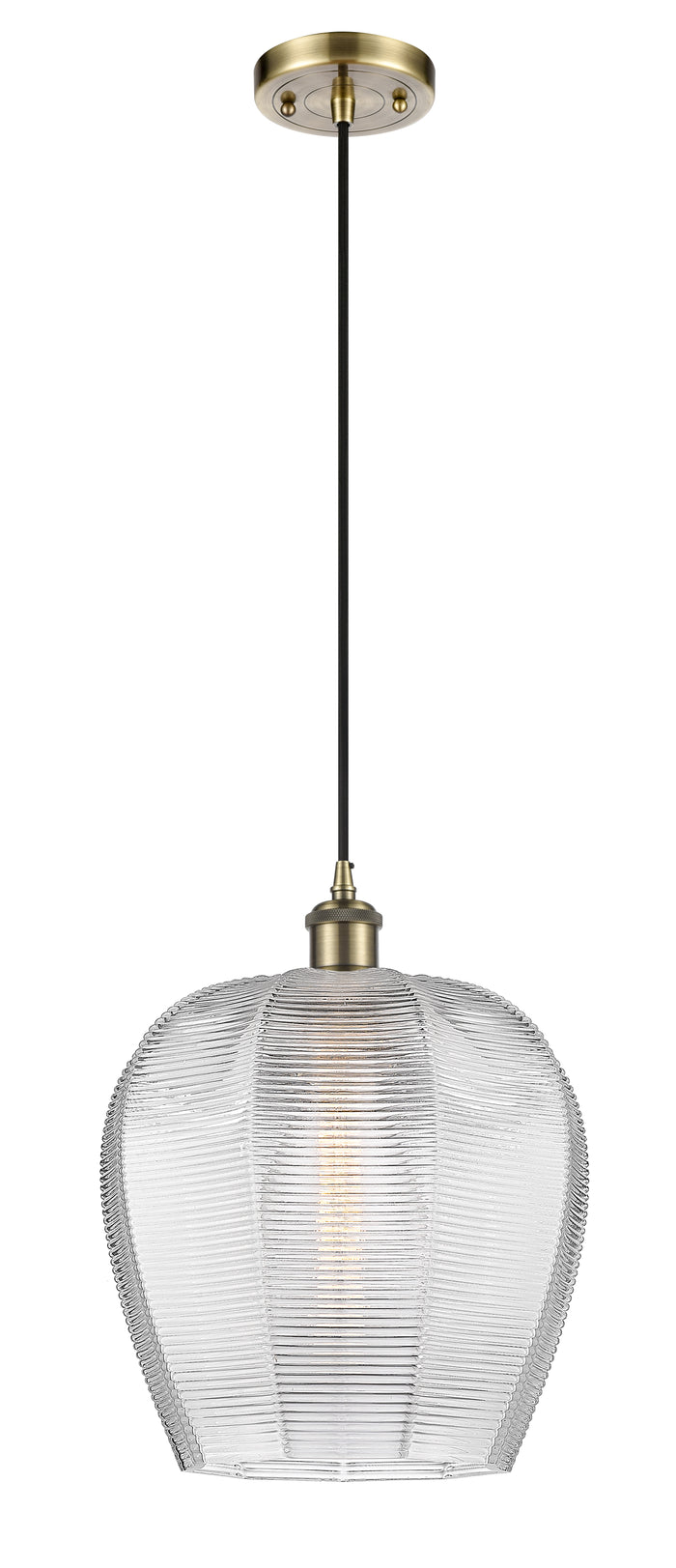 Ballston Mini Pendant Antique Brass Cast