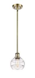 Ballston Mini Pendant Antique Brass Cast