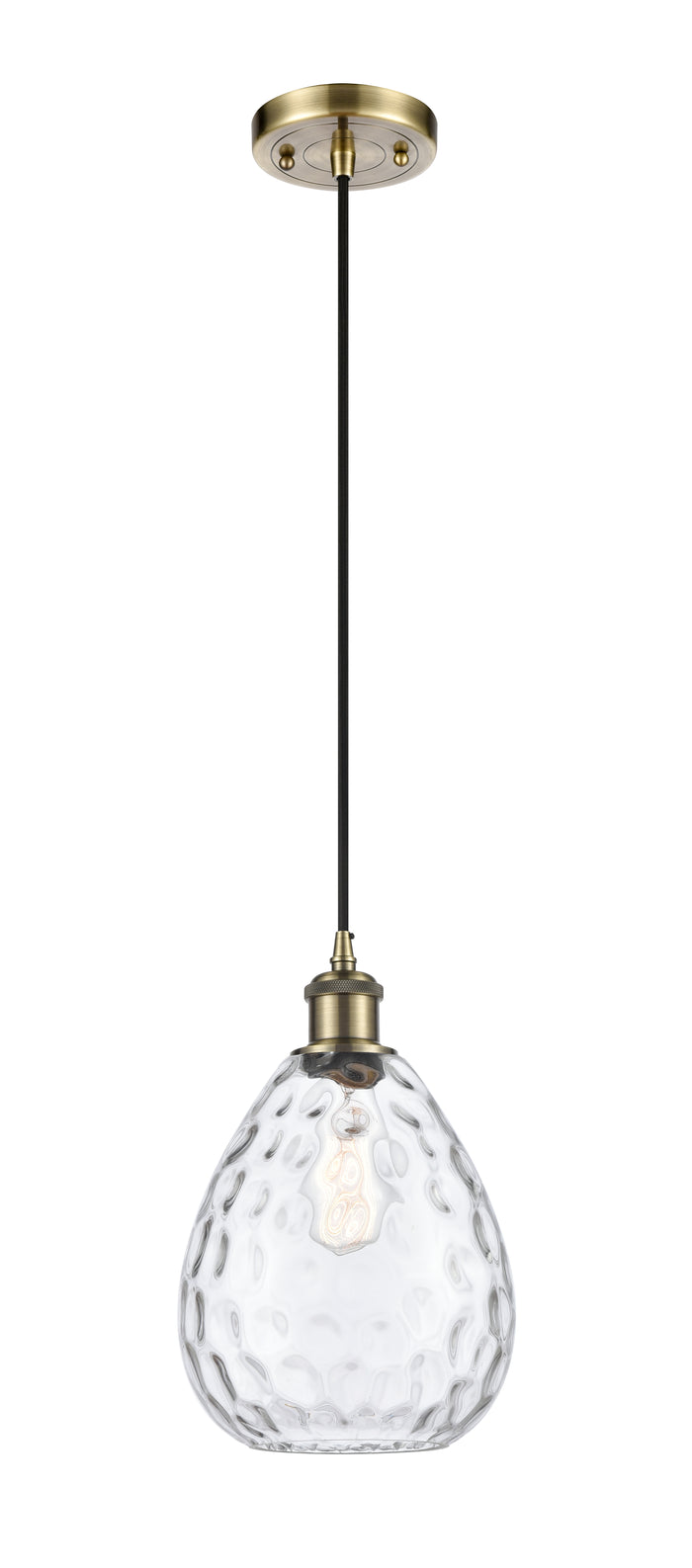 Ballston Mini Pendant Antique Brass Cast