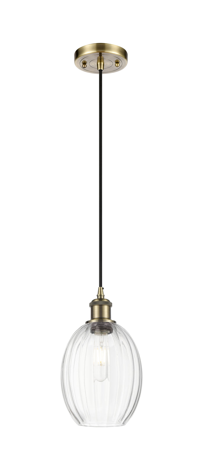 Ballston Mini Pendant Antique Brass Cast