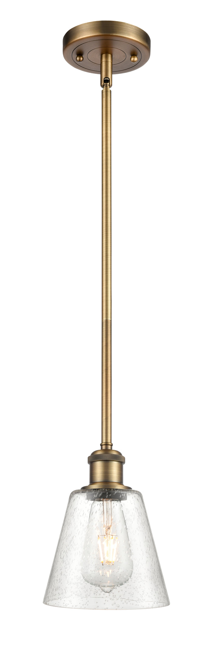 Ballston Mini Pendant Antique Brass Cast
