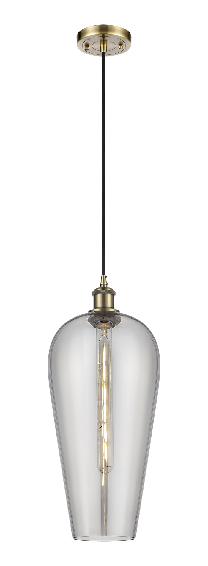 Ballston Mini Pendant Antique Brass Cast