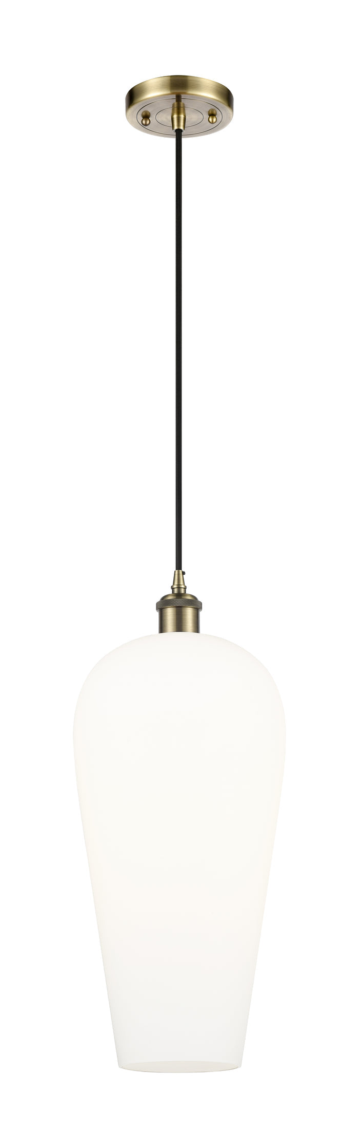 Ballston Mini Pendant Antique Brass Cast