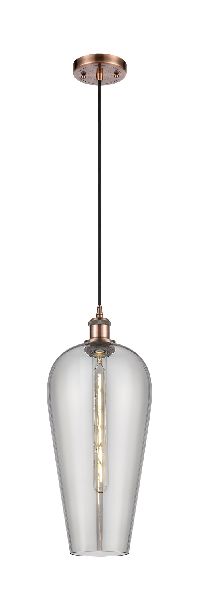 Ballston Mini Pendant Antique Brass Cast