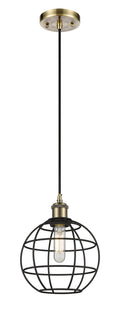 Ballston Mini Pendant Antique Brass Dimmable
