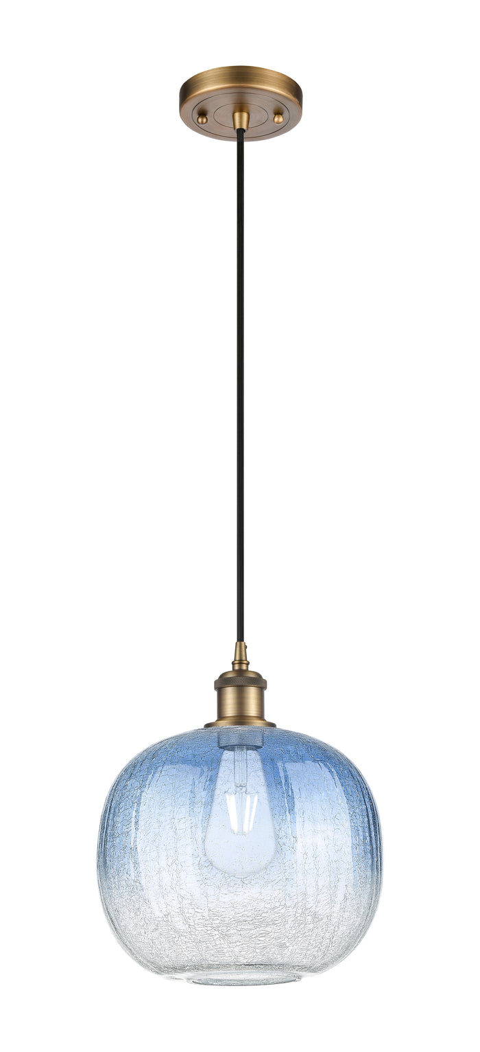 Brushed Brass / Sapphire Blue