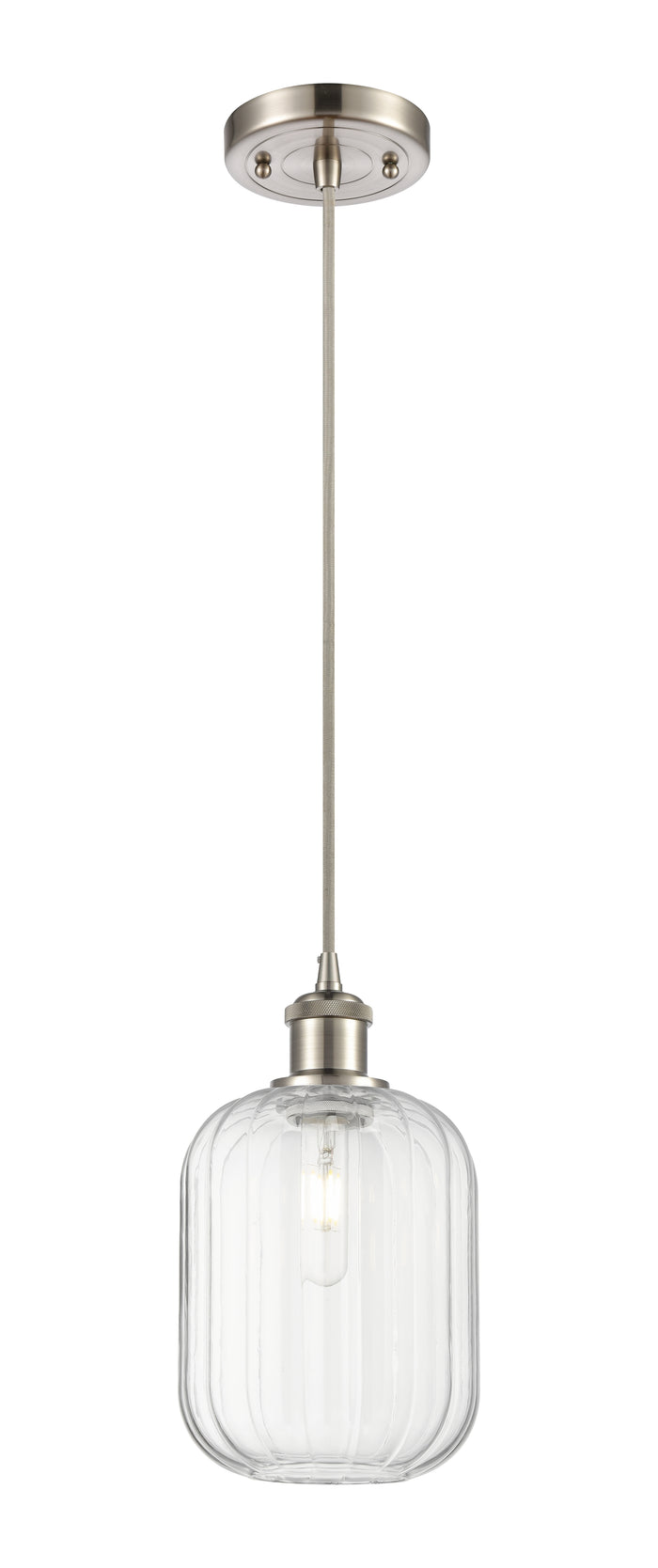 Brushed Satin Nickel / Clear