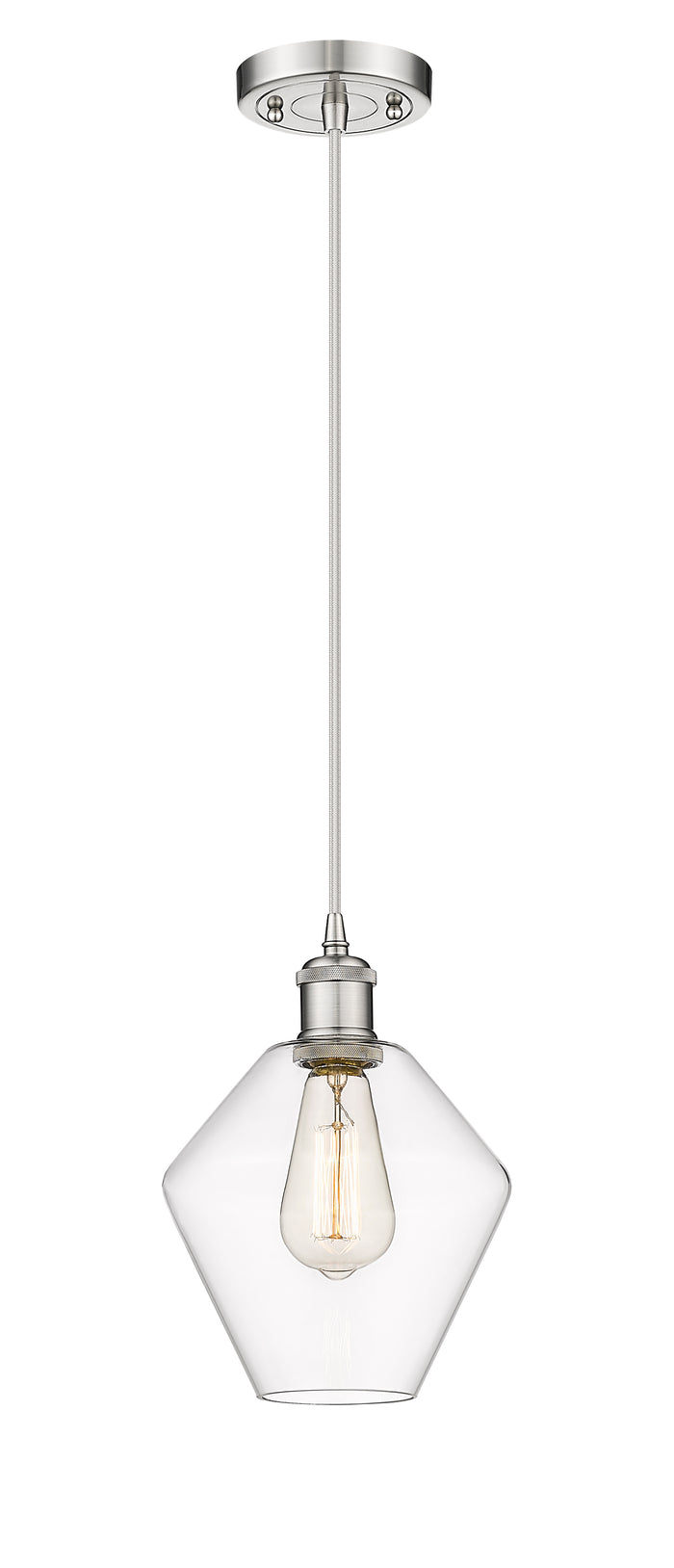Brushed Satin Nickel / Clear