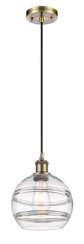 Ballston Mini Pendant Antique Brass Finish