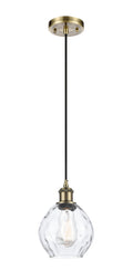 Ballston Mini Pendant Antique Brass Finish