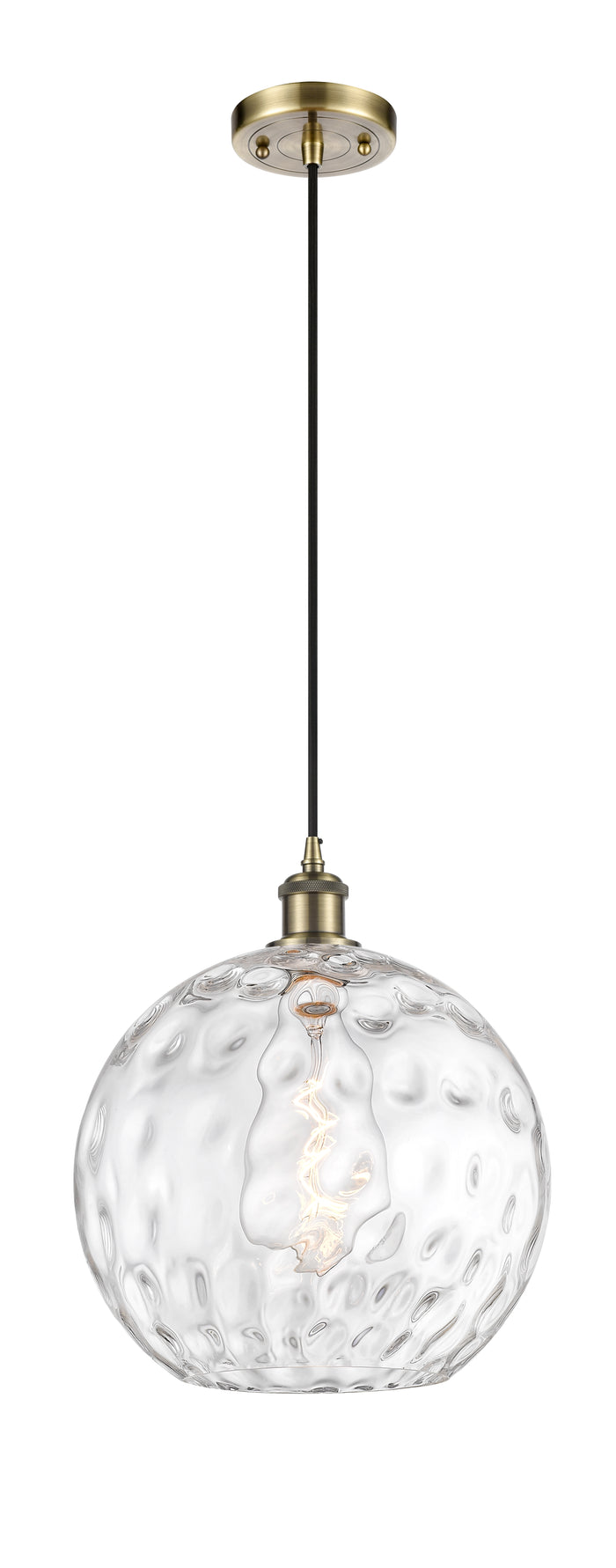 Ballston Mini Pendant Antique Brass Finish