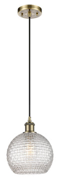 Ballston Mini Pendant Antique Brass Finish