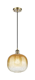 Ballston Mini Pendant Antique Brass Finish
