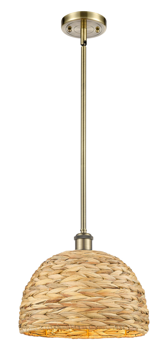 Ballston Mini Pendant Antique Brass Finish