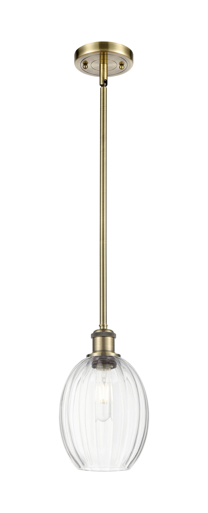 Ballston Mini Pendant Antique Brass Finish