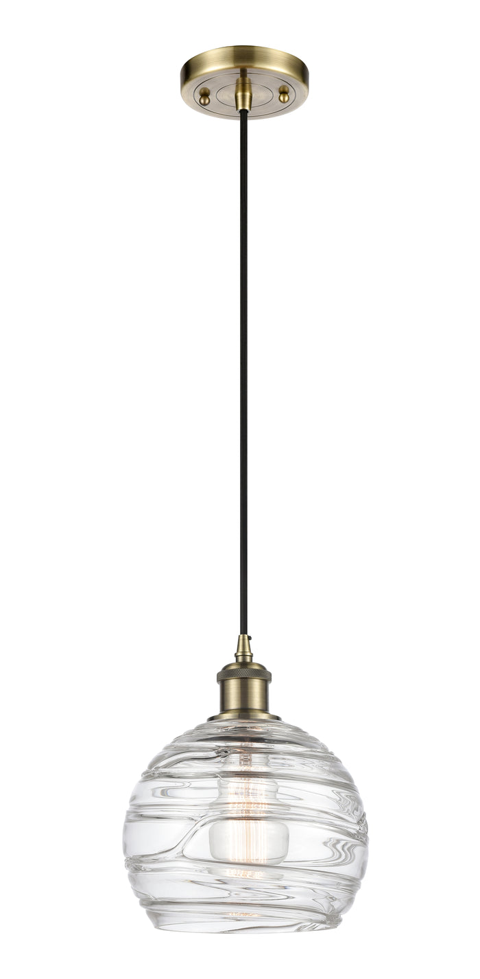 Ballston Mini Pendant Antique Brass Finish