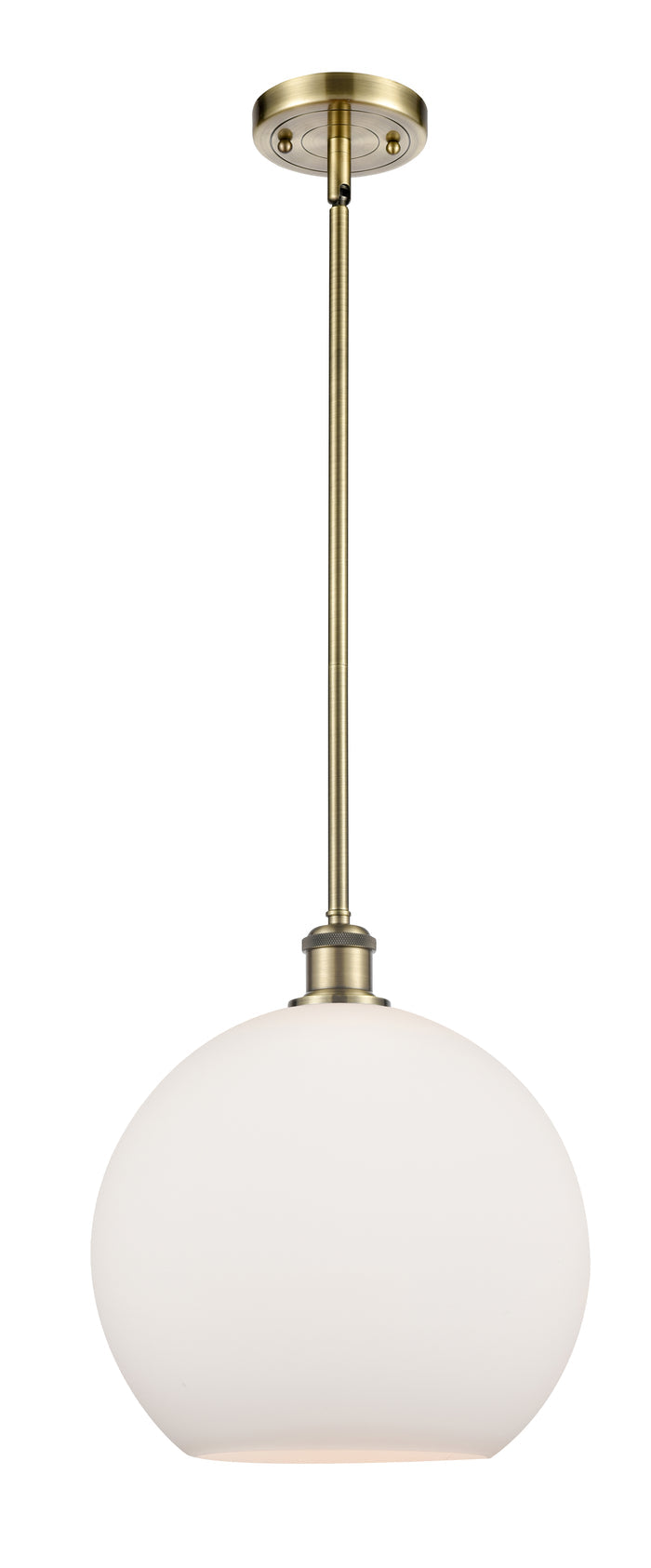 Ballston Mini Pendant Antique Brass Finish
