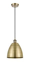 Ballston Mini Pendant Antique Brass Finish