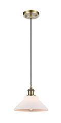 Ballston Mini Pendant Antique Brass Finish