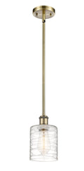 Ballston Mini Pendant Antique Brass Finish