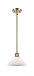 Ballston Mini Pendant Antique Brass Finish