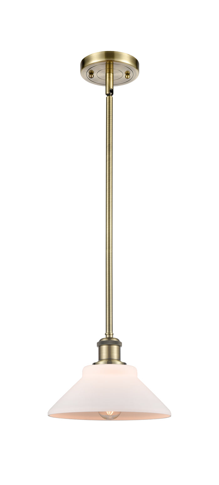 Ballston Mini Pendant Antique Brass Finish