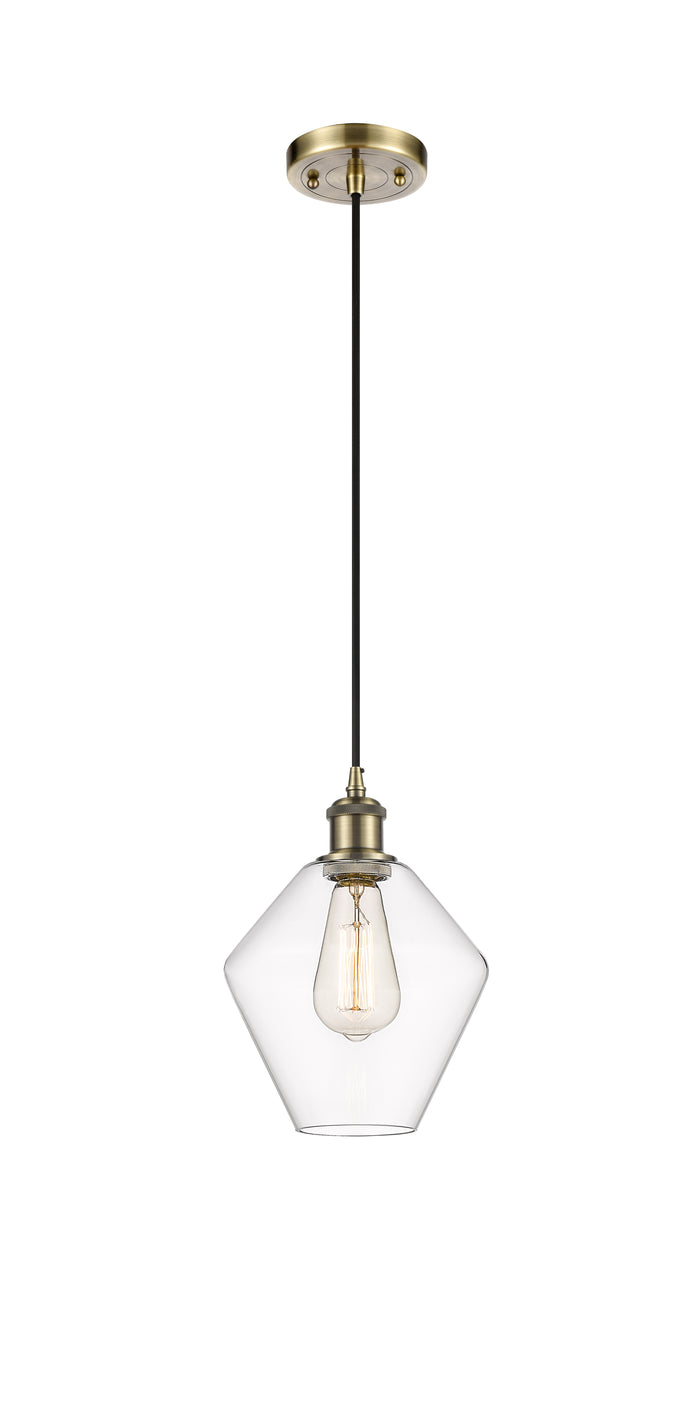 Ballston Mini Pendant Antique Brass Finish