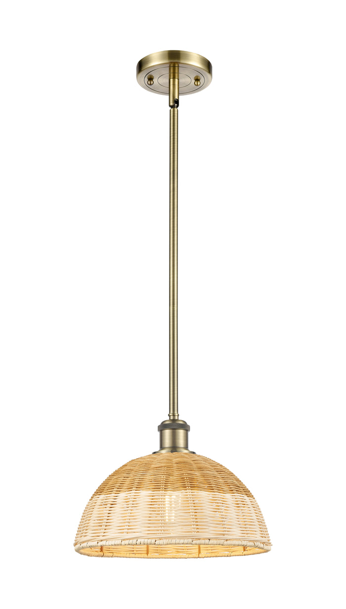 Ballston Mini Pendant Antique Brass Finish
