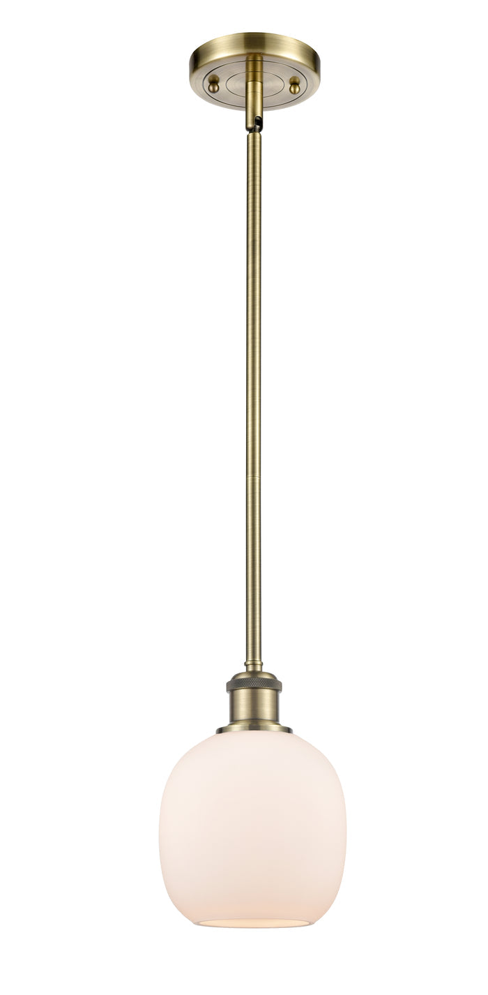 Ballston Mini Pendant Antique Brass Finish