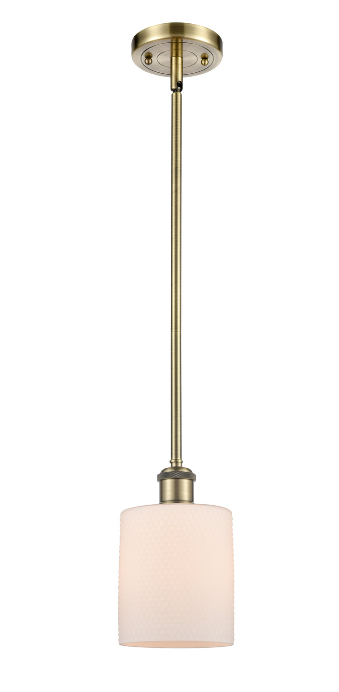Ballston Mini Pendant Antique Brass Finish