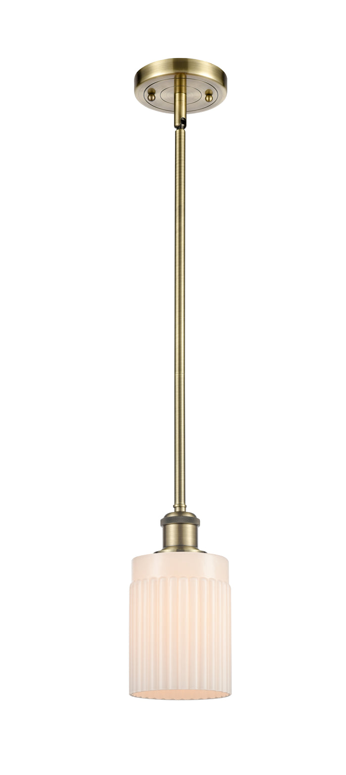 Ballston Mini Pendant Antique Brass Finish