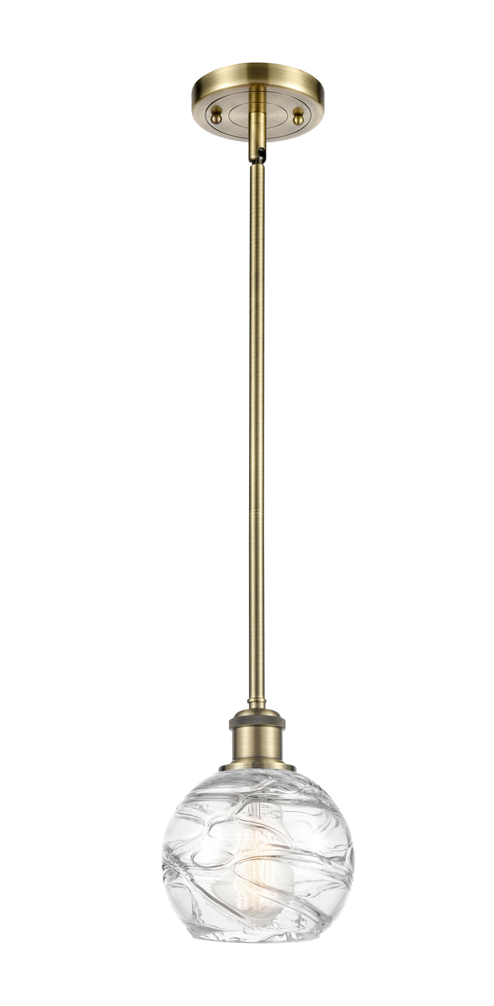 Ballston Mini Pendant Antique Brass Finish