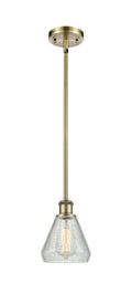 Ballston Mini Pendant Antique Brass Finish