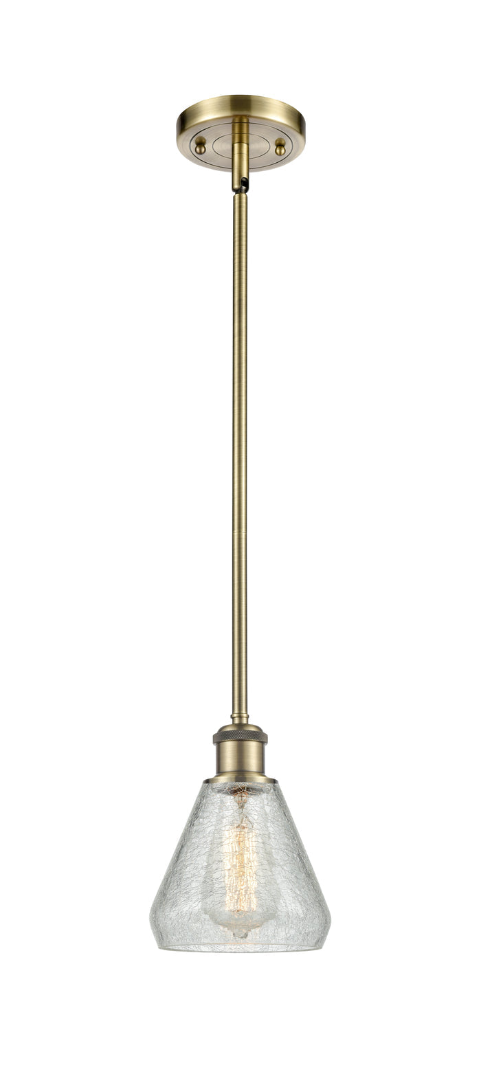Ballston Mini Pendant Antique Brass Finish
