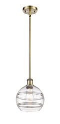 Ballston Mini Pendant Antique Brass Finish