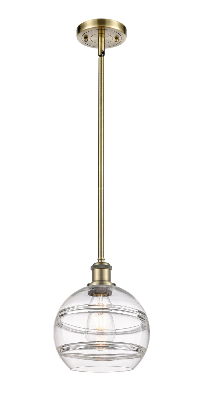 Ballston Mini Pendant Antique Brass Finish