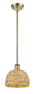 Ballston Mini Pendant Antique Brass Finish