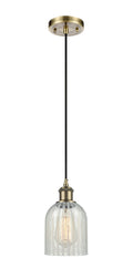Ballston Mini Pendant Antique Brass Finish
