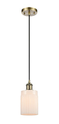 Ballston Mini Pendant Antique Brass Finish