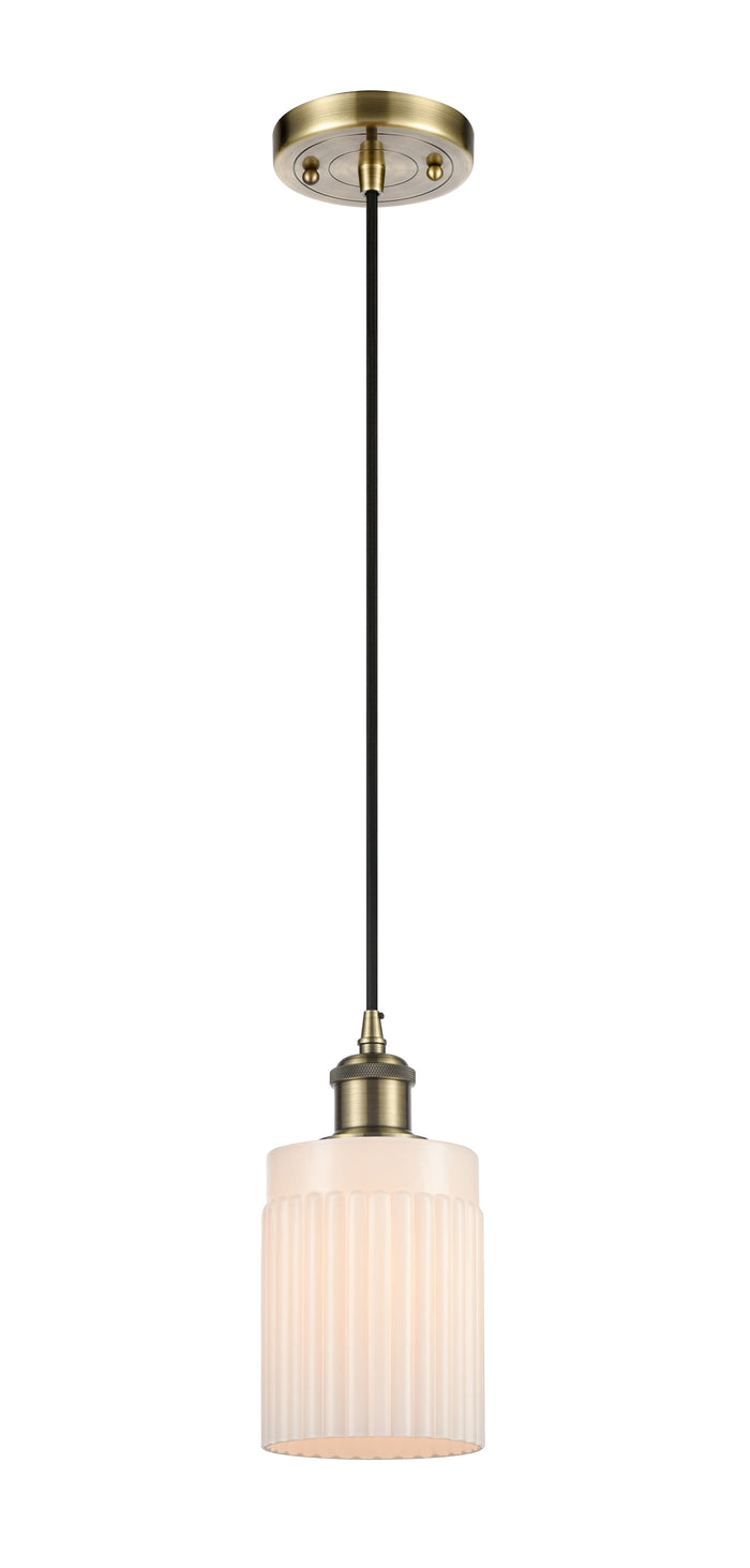 Ballston Mini Pendant Antique Brass Finish