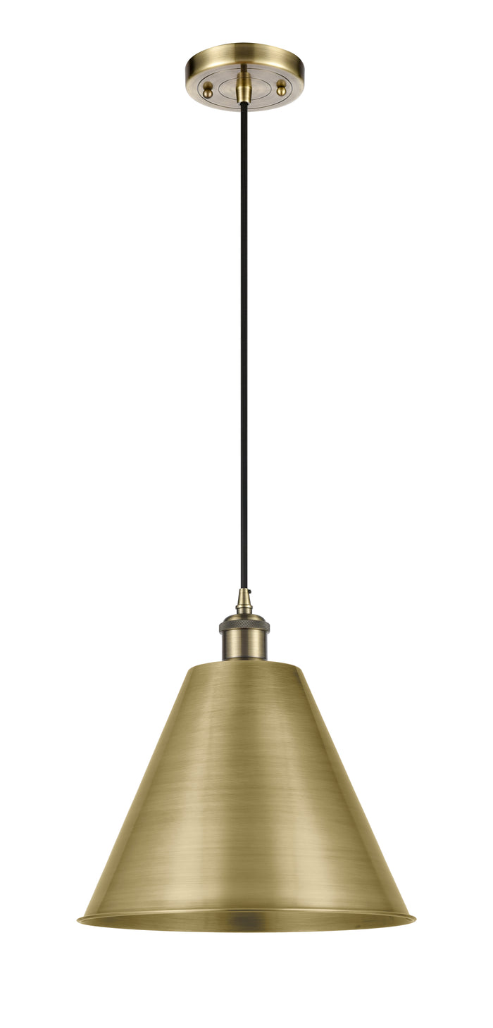 Ballston Mini Pendant Antique Brass Finish