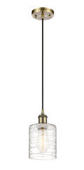 Ballston Mini Pendant Antique Brass Finish